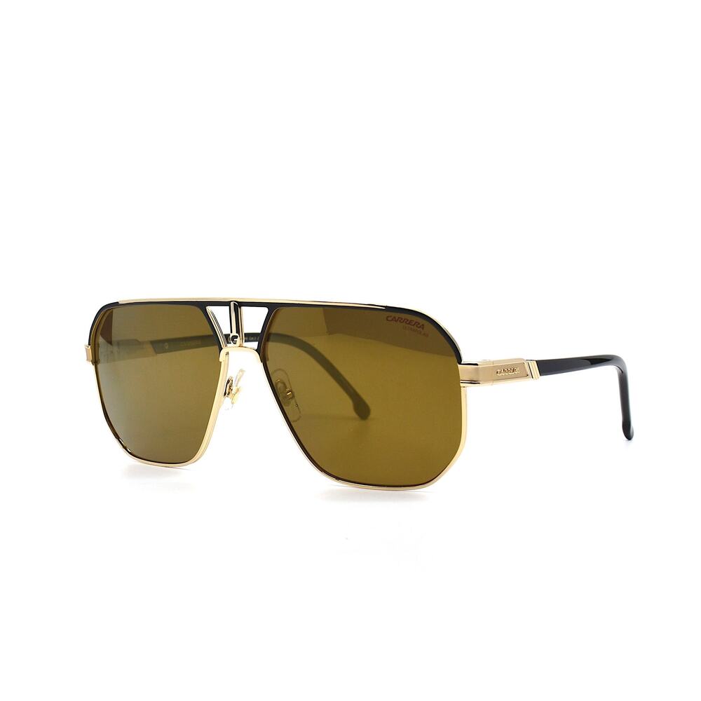 NEW CARRERA 1062/S GOLD BROWN MIRROR POLARIZED AUTHENTIC SUNGLASSES - Picture 3 of 12
